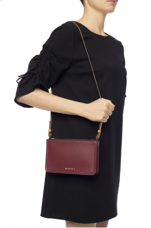 Logo-printed shoulder bag, zdjęcie 2 Logo-printed shoulder bag od Marni